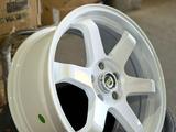 RT Wheels 6011 TE37 R18x8 5x114, 3 ET38 D73, 1 White за 320 000 тг. в Алматы