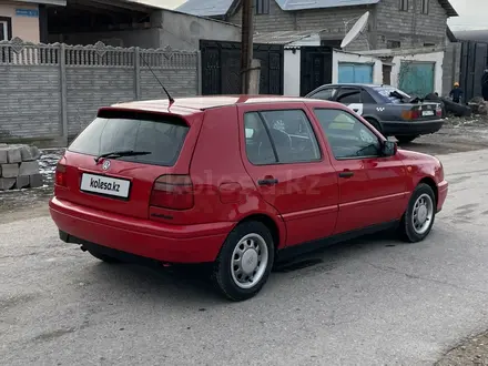 Volkswagen Golf 1997 года за 2 500 000 тг. в Тараз – фото 2