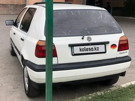 Volkswagen Golf 1994 года за 1 300 000 тг. в Тараз – фото 8