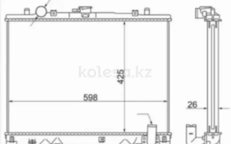 Радиатор за 34 900 тг. в Алматы
