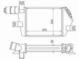 Радиатор интеркулера за 28 550 тг. в Астана