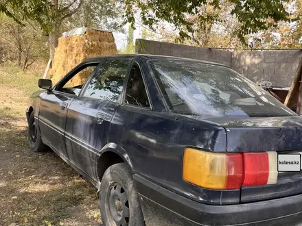 Audi 80 1991 года за 550 000 тг. в Мерке – фото 5