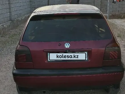 Volkswagen Golf 1993 года за 1 000 000 тг. в Тараз – фото 4