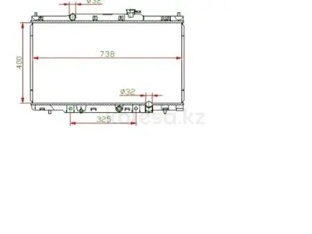 Радиатор охлаждения. Honda Cr-V (01-06). за 35 000 тг. в Алматы