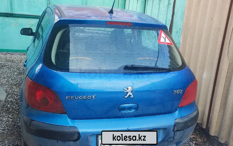 Peugeot 307 2002 годаүшін1 000 000 тг. в Костанай