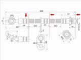 Шланг тормозной перед (Правыйүшін3 350 тг. в Шымкент