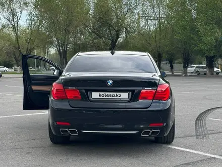 BMW 740 2010 года за 9 800 000 тг. в Тараз – фото 7