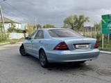 Mercedes-Benz S 320 2000 годаүшін2 500 000 тг. в Талдыкорган – фото 4
