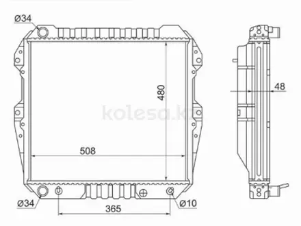 Радиатор за 50 800 тг. в Талдыкорган