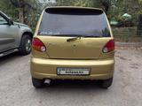 Daewoo Matiz 2000 года за 800 000 тг. в Каскелен – фото 2