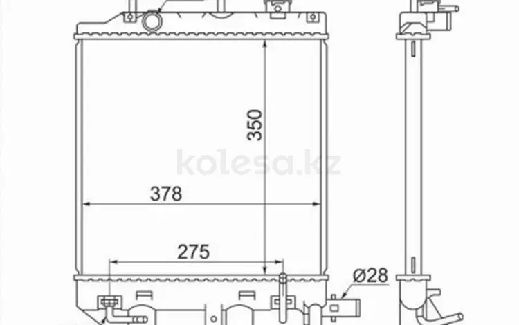 Радиатор охлаждения двигателяfor4 610 тг. в Караганда