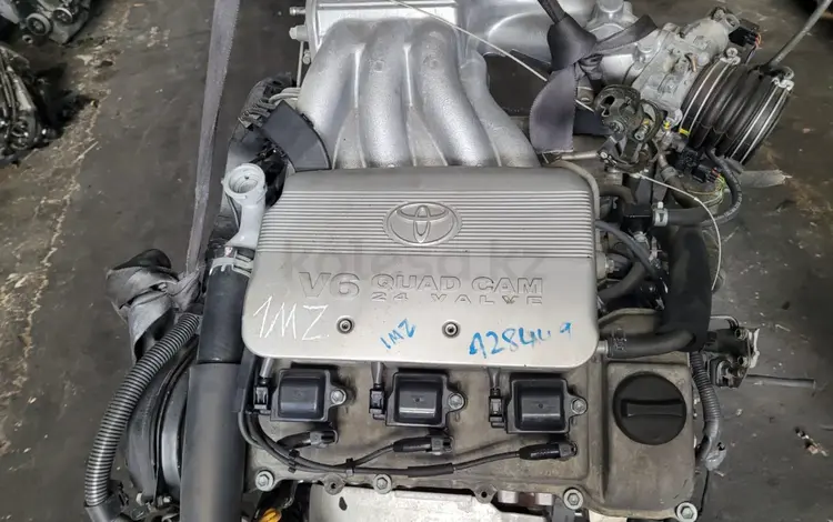 Двигатель АКПП на тойота toyota lexus лексус 1MZ fe 1MZFE 3.0 за 100 000 тг. в Алматы