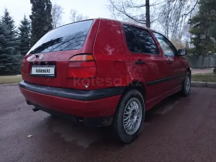 Volkswagen Golf 1993 года за 750 000 тг. в Алматы – фото 3