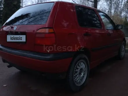 Volkswagen Golf 1993 года за 750 000 тг. в Алматы – фото 4