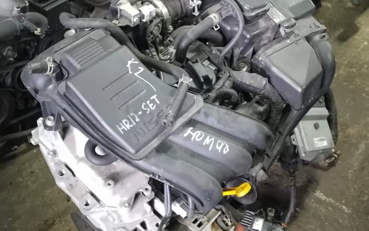 Двигатель HR12DE на Nissan March 1.2 литра; за 350 400 тг. в Астана