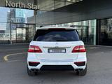 Mercedes-Benz ML 63 AMG 2014 годаүшін25 000 000 тг. в Астана – фото 4