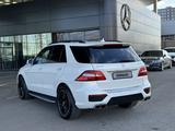 Mercedes-Benz ML 63 AMG 2014 годаүшін25 000 000 тг. в Астана – фото 3