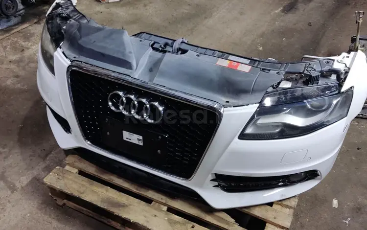 МОРДА НОУСКАТ ПЕРЕДНИЙ БАМПЕР ФАРЫ В СБОРЕ AUDI A4 B8 за 350 000 тг. в Костанай