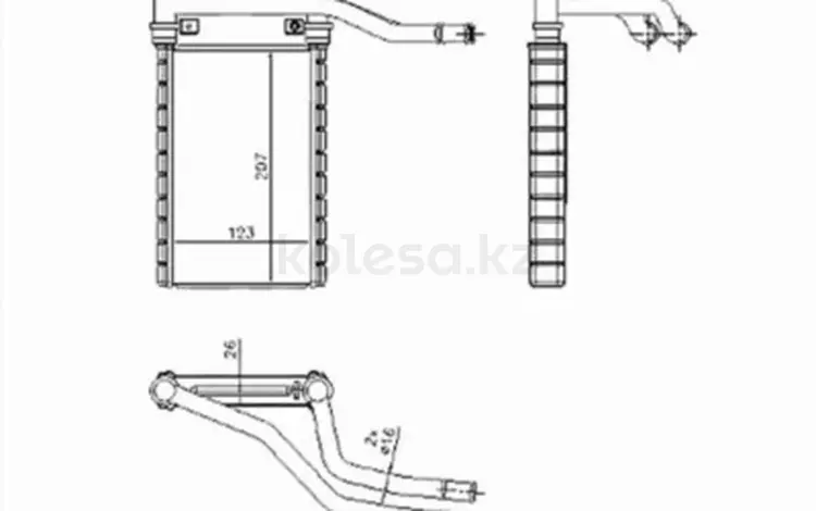 Радиатор печки, радиатор отопителя салонаүшін2 145 тг. в Караганда