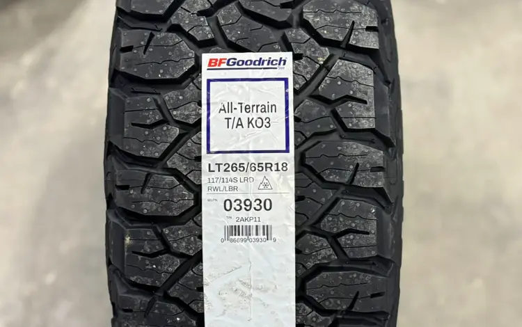 BFGoodrich All-Terrain T/A KO3 265/65 R18 2025 Тайланд за 200 000 тг. в Алматы