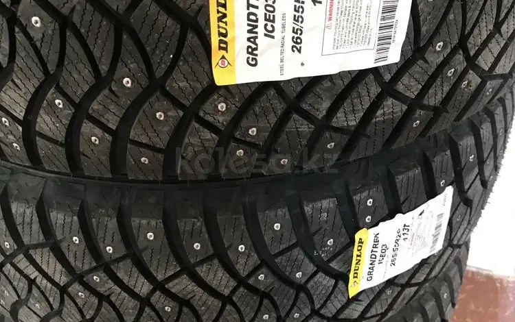 265/55R20 DUNLOP GRANDTREK ICE03 113T ШИП за 140 000 тг. в Алматы