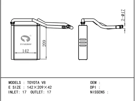 Радиатор печки LEXUS LX470, Toyota Land Cruiser 100 1998-2007 за 14 900 тг. в Алматы