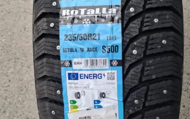 Зимние шины 235/50 R21 с шипами Rotallafor525 000 тг. в Жезказган