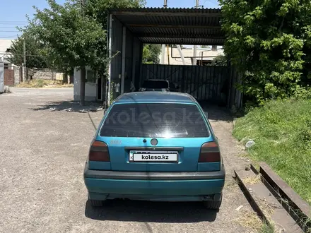Volkswagen Golf 1993 года за 750 000 тг. в Шымкент – фото 4