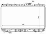Радиатор охлаждения двигателя за 22 250 тг. в Караганда