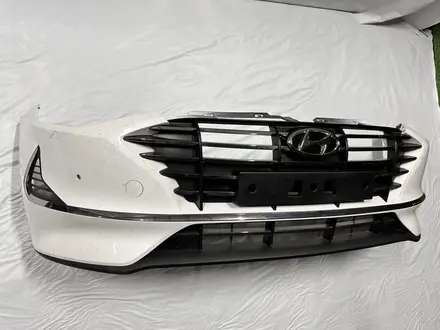 Передний бампер Hyundai Sonata DN8 — оригинал за 10 000 тг. в Усть-Каменогорск