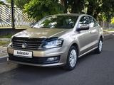 Volkswagen Polo 2016 года за 5 300 000 тг. в Алматы