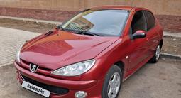 Peugeot 206 2006 года за 2 200 000 тг. в Астана – фото 3