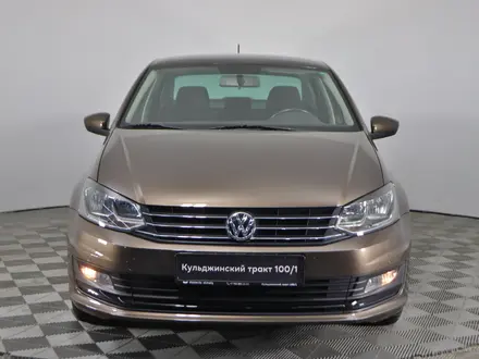 Volkswagen Polo 2019 года за 6 590 000 тг. в Алматы – фото 2
