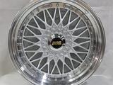 Диски BBS RS 17 5 100/5 114.3 8j — 9j et 30-et 25 dia 73.1Silver Polish за 400 000 тг. в Астана