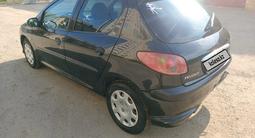 Peugeot 206 2007 года за 2 000 000 тг. в Семей – фото 5