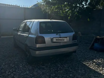 Volkswagen Golf 1996 года за 1 200 000 тг. в Тараз – фото 4