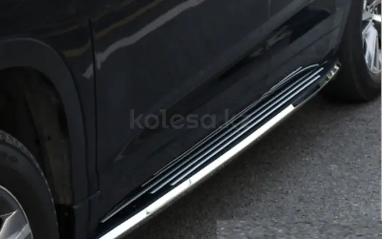 Подножки (Пороги наружние) на Toyota HIGHLANDER 2014-2019 за 95 000 тг. в Алматы
