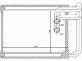 Радиатор печки, радиатор отопителя салона за 11 450 тг. в Караганда