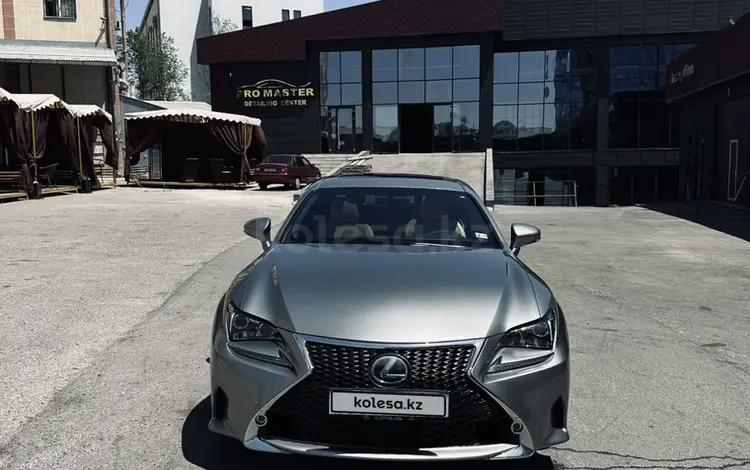 Lexus RC 350 2017 года за 18 000 000 тг. в Шымкент