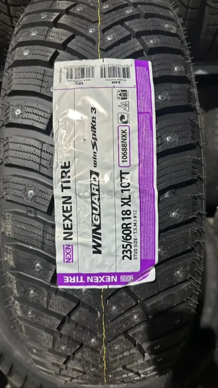 Новые шипованные шины комплект NEXEN 225/60 Р18 в Астане — объявление ...