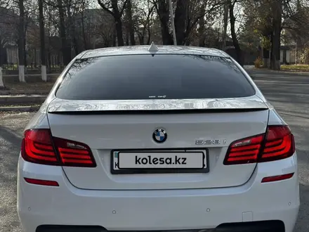 BMW 528 2013 года за 11 500 000 тг. в Тараз – фото 5