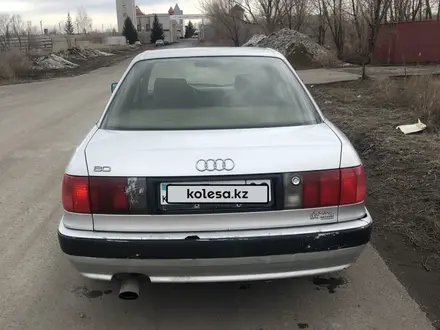 Audi 80 1993 года за 1 400 000 тг. в Сатпаев – фото 5