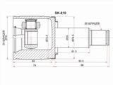 Шрус внутренний за 28 400 тг. в Караганда