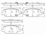 Колодки тормозные Сзади за 4 750 тг. в Алматы