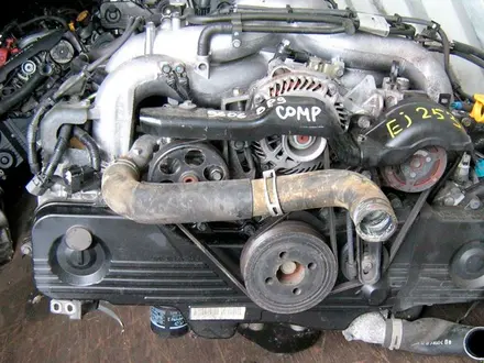 Subaru Двигатель EJ25 — 2.5L EJ20 с Акпп автомат коробка за 170 000 тг. в Караганда – фото 3