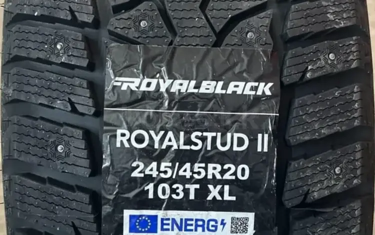 Зимние шипованные шины Royalblack 245 45 20, 2024 г. В.for350 000 тг. в Алматы