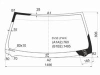 Стекло лобовое TOYOTA CAMRY/SCEPTER 4/5D 91-96 за 18 000 тг. в Астана