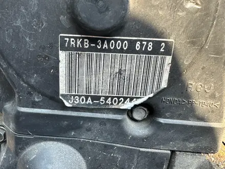 Двигатель на Honda Elysion RR3 J30A из Японии. Гарантия. за 550 000 тг. в Астана – фото 5
