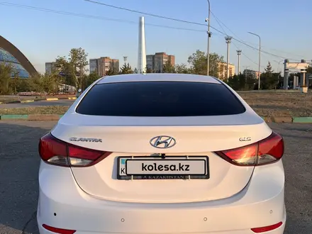 Hyundai Elantra 2014 года за 6 000 000 тг. в Караганда – фото 3