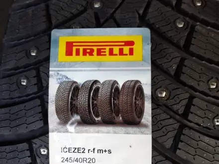 Зимние шипованные шины Pirelli Ice Zero 2 245/40 R20 275/35 R20 102T RF за 500 000 тг. в Алматы